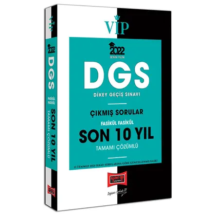 Yargı 2022 DGS Fasikül Fasikül Tamamı Çözümlü Son 10 Yıl Çıkmış Sorular