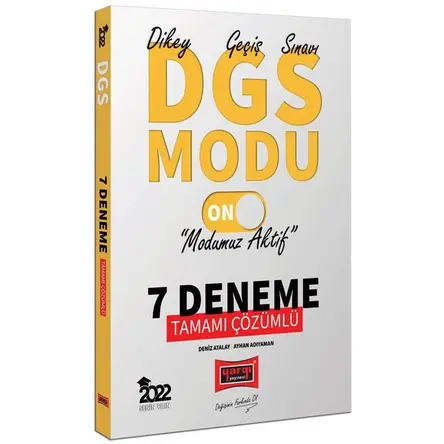 Yargı 2022 DGS Modu Tamamı Çözümlü 7 Deneme