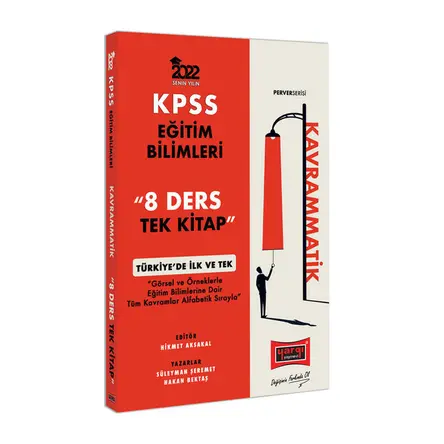 Yargı 2022 KPSS Eğitim Bilimleri 8 Ders Tek Kitap Kavrammatik Konu Anlatımı