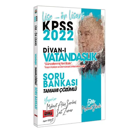 Yargı 2022 KPSS Lise Ön Lisans Divanı Vatandaşlık Tamamı Çözümlü Soru Bankası