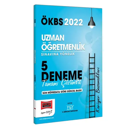 Yargı 2022 ÖKBS Kariyer Basamakları Uzman Öğretmenlik Sınavına Yönelik Tamamı Çözümlü 5 Deneme