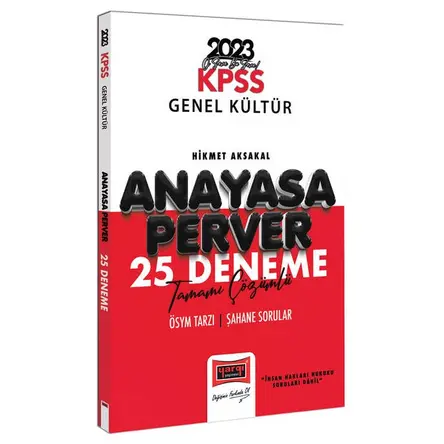 Yargı 2023 KPSS Anayasaperver Tamamı Çözümlü 25 Deneme