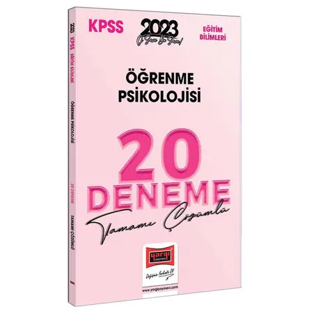 Yargı 2023 KPSS Eğitim Bilimleri Öğrenme Psikolojisi Tamamı Çözümlü 20 Deneme