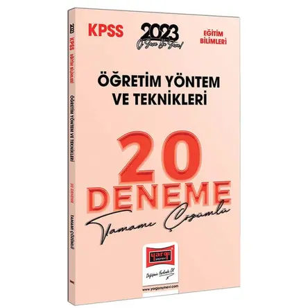 Yargı 2023 KPSS Eğitim Bilimleri Öğretim Yöntem ve Teknikleri (ÖYT) Tamamı Çözümlü 20 Deneme