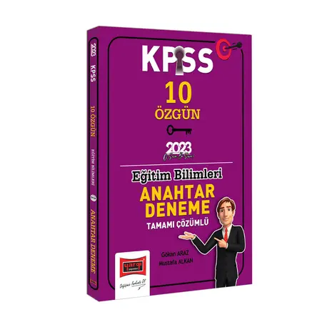 Yargı 2023 KPSS Eğitim Bilimleri Tamamı Çözümlü Anahtar 10 Özgün Deneme