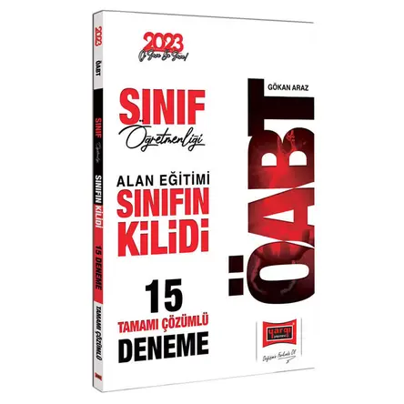 Yargı 2023 ÖABT Sınıf Öğretmenliği Alan Eğitimi Sınıfın Kilidi Tamamı Çözümlü 15 Deneme