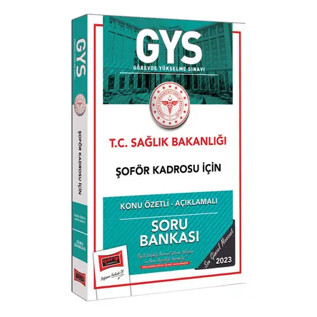 Yargı 2023 Sağlık Bakanlığı Şöför Kadrosu İçin Konu Özetli Açıklamalı Soru Bankası