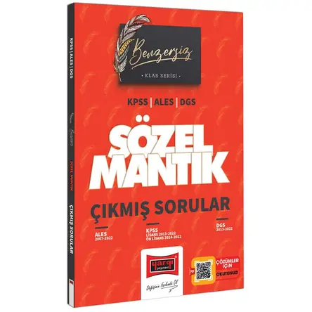 Yargı Benzersiz Sözel Mantık Çıkmış Sorular KPSS-ALES-DGS (2007-2022)