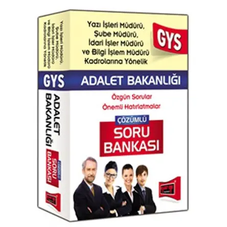 Yargı GYS Adalet Bakanlığı Yazı İşleri,Şube ve İdari İşler Müdürü İçin Çözümlü Soru Bankası