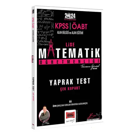 Yargı Yayınları 2024 ÖABT Lise Matematik Öğretmenliği Yaprak Test