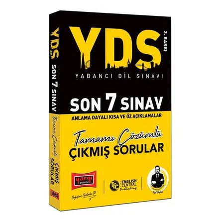 Yargı YDS Son 7 Sınav Tamamı Çözümlü Çıkmış Sorular