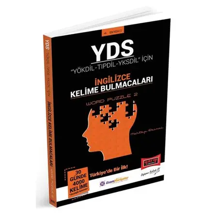 Yargı YDS YÖKDİL TIPDİL YKSDİL İçin İngilizce Kelime Bulmacaları Word Puzzle 2