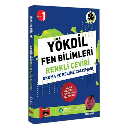 Yargı YÖKDİL Fen Bilimleri Renkli Çeviri Okuma ve Kelime Çalışması