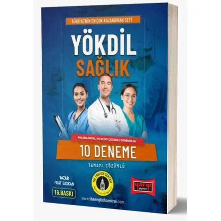 Yargı YÖKDİL Sağlık Tamamı Çözümlü 10 Deneme (16.Baskı)