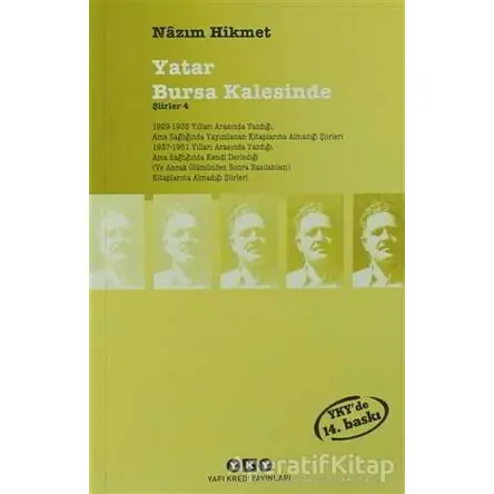 Yatar Bursa Kalesinde - Nazım Hikmet Ran - Yapı Kredi Yayınları