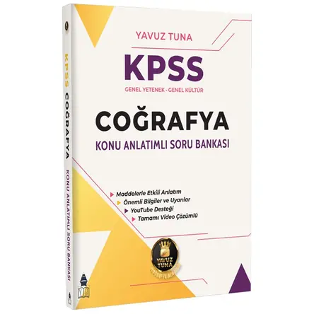 Yavuz Tuna KPSS Coğrafya Konu Anlatımlı Soru Bankası