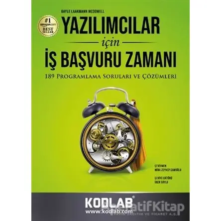 Yazılımcılar için İş Başvuru Zamanı - Gayle Laakmann McDowell - Kodlab Yayın Dağıtım