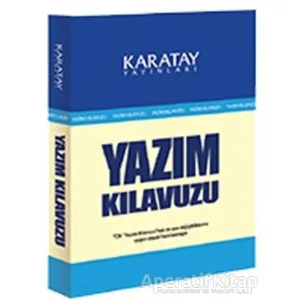 Yazım Kılavuzu - Kolektif - Karatay Yayınları