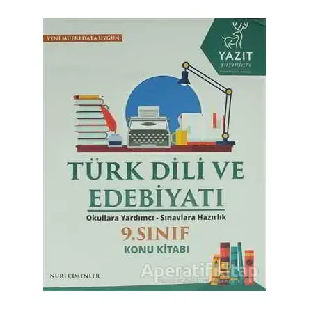 Yazıt 9.Sınıf Türk Dili ve Edebiyatı Konu Kitabı