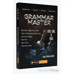 YÖKDİL Grammar Master YKS - DİL - YDS - Selin Saygın Kaya - Pegem Akademi Yayıncılık