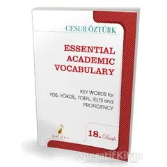 Essential Academic Vocabulary - Cesur Öztürk - Pelikan Tıp Teknik Yayıncılık