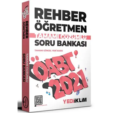 Yediiklim 2021 ÖABT Rehber Öğretmen Tamamı Çözümlü Soru Bankası