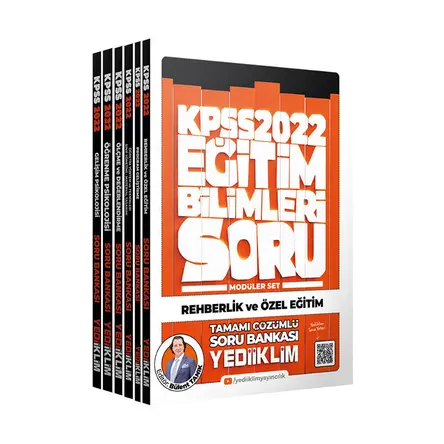 Yediiklim 2022 KPSS Eğitim Bilimleri Tamamı Çözümlü Soru Bankası Modüler Set