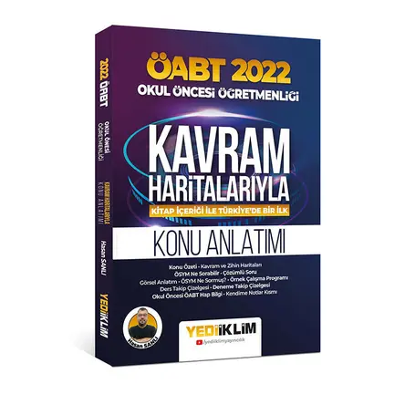 Yediiklim 2022 ÖABT Okul Öncesi Öğretmenliği Kavram Haritalarıyla Konu Anlatımı