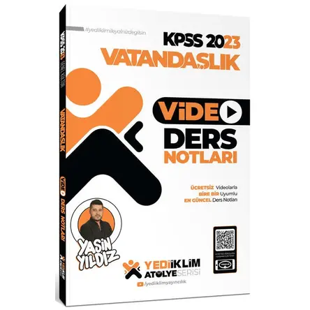 Yediiklim 2023 KPSS Atölye Serisi Vatandaşlık Video Ders Notları