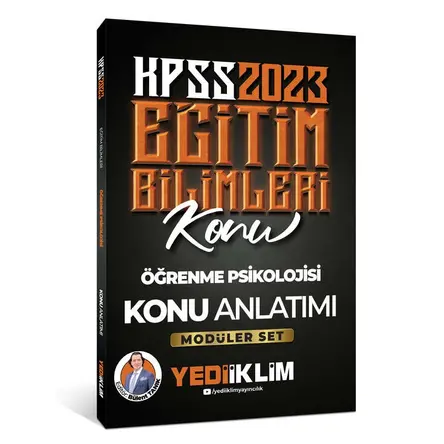 Yediiklim 2023 KPSS Eğitim Bilimleri Öğrenme Psikolojisi Konu Anlatımı