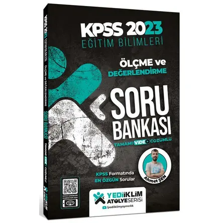 Yediiklim 2023 KPSS Eğitim Bilimleri Ölçme ve Değerlendirme Tamamı Video Çözümlü Soru Bankası