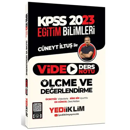 Yediiklim 2023 KPSS Eğitim Bilimleri Ölçme ve Değerlendirme Video Ders Notu