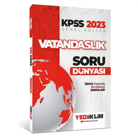 Yediiklim 2023 KPSS Genel Kültür Vatandaşlık Soru Dünyası