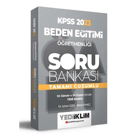 Yediiklim 2023 ÖABT Beden Eğitimi Öğretmenliği Spor Kütüphanesi Tamamı Çözümlü Soru Bankası