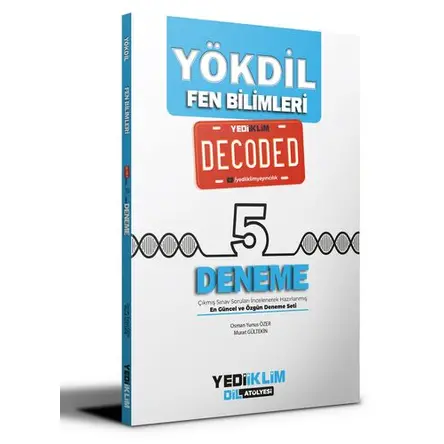 Yediiklim YÖKDİL Fen Bilimleri Decoded 5 Deneme