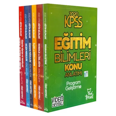 Yeni Trend 2020 KPSS Eğitim Bilimleri Konu Anlatımlı Modüler Set