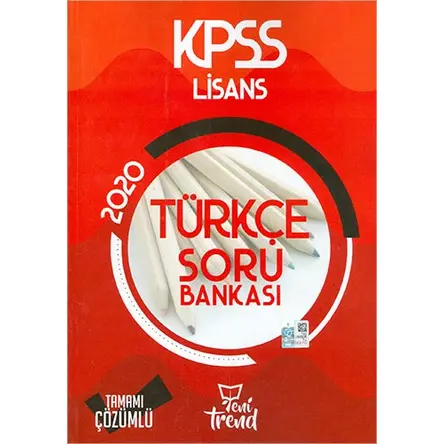 Yeni Trend 2020 KPSS Lisans Türkçe Soru Bankası