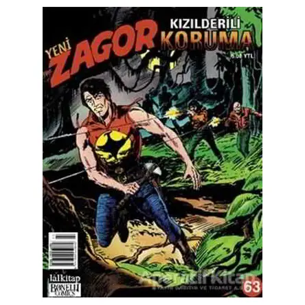 Yeni Zagor Sayı: 63 Kızılderili Koruma - Luigi Mignacco - Lal Kitap