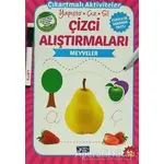 Çizgi Alıştırmaları - Meyveler (4 Yaş) - Kolektif - Parıltı Yayınları