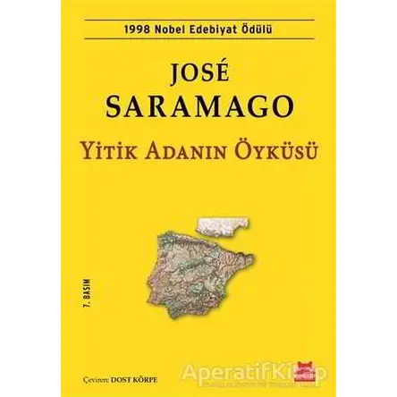 Yitik Adanın Öyküsü - Jose Saramago - Kırmızı Kedi Yayınevi