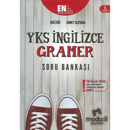 YKS İngilizce Gramer Soru Bankası Modadil Yayınları