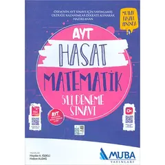 AYT Matematik Hasat 5 li Deneme Sınavı Muba Yayınları