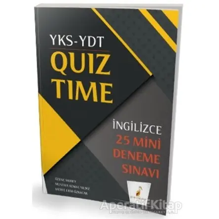 YKS-YDT İngilizce Quiz Time 25 Mini Deneme Sınavı