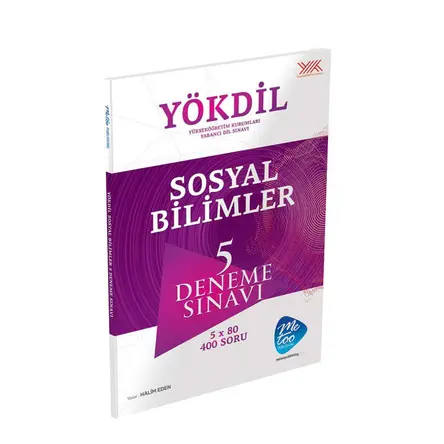 YÖKDİL Sosyal Bilimleri 5 Deneme Sınavı Me Too Publishing