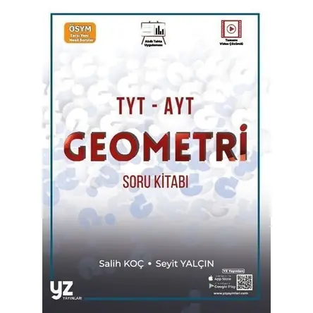 YZ Yayınları YKS TYT AYT Geometri Soru Bankası