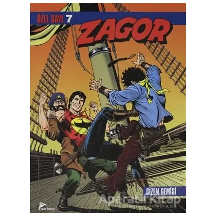 Zagor Özel Sayı 7 - Gizem Gemisi / Karanlık Yaratıklar - Giovanni Eccher - Çizgi Düşler Yayınevi