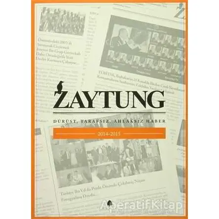 Zaytung Almanak 2014 - 2015 - Kolektif - April Yayıncılık