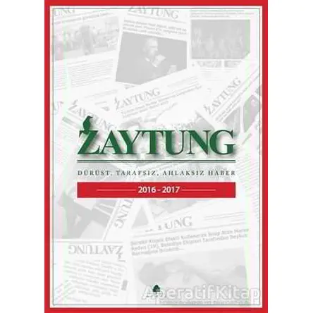 Zaytung Almanak 2016 - 2017 - Kolektif - April Yayıncılık