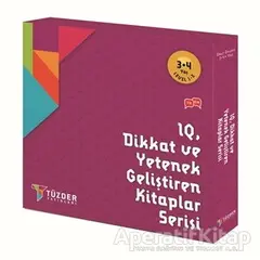 IQ Dikkat ve Yetenek Geliştiren Kitaplar Serisi 3-4 Yaş Level 1-2 (6 Kitap Takım)