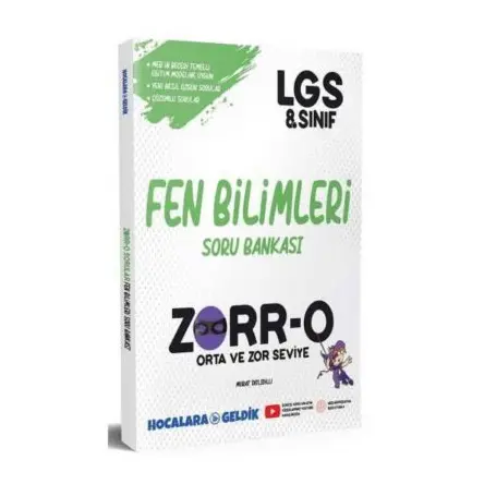 ZORR-O 8.Sınıf LGS Fen Bilimleri Soru Bankası - Hocalara Geldik